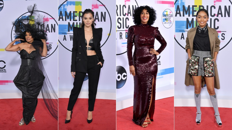 Illustration for article titled Mahogany Excellence, Sheer Shit, and... Some Weird Choices on the American Music Awards Red Carpet